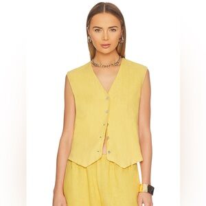 NWT Donni Linen Vest